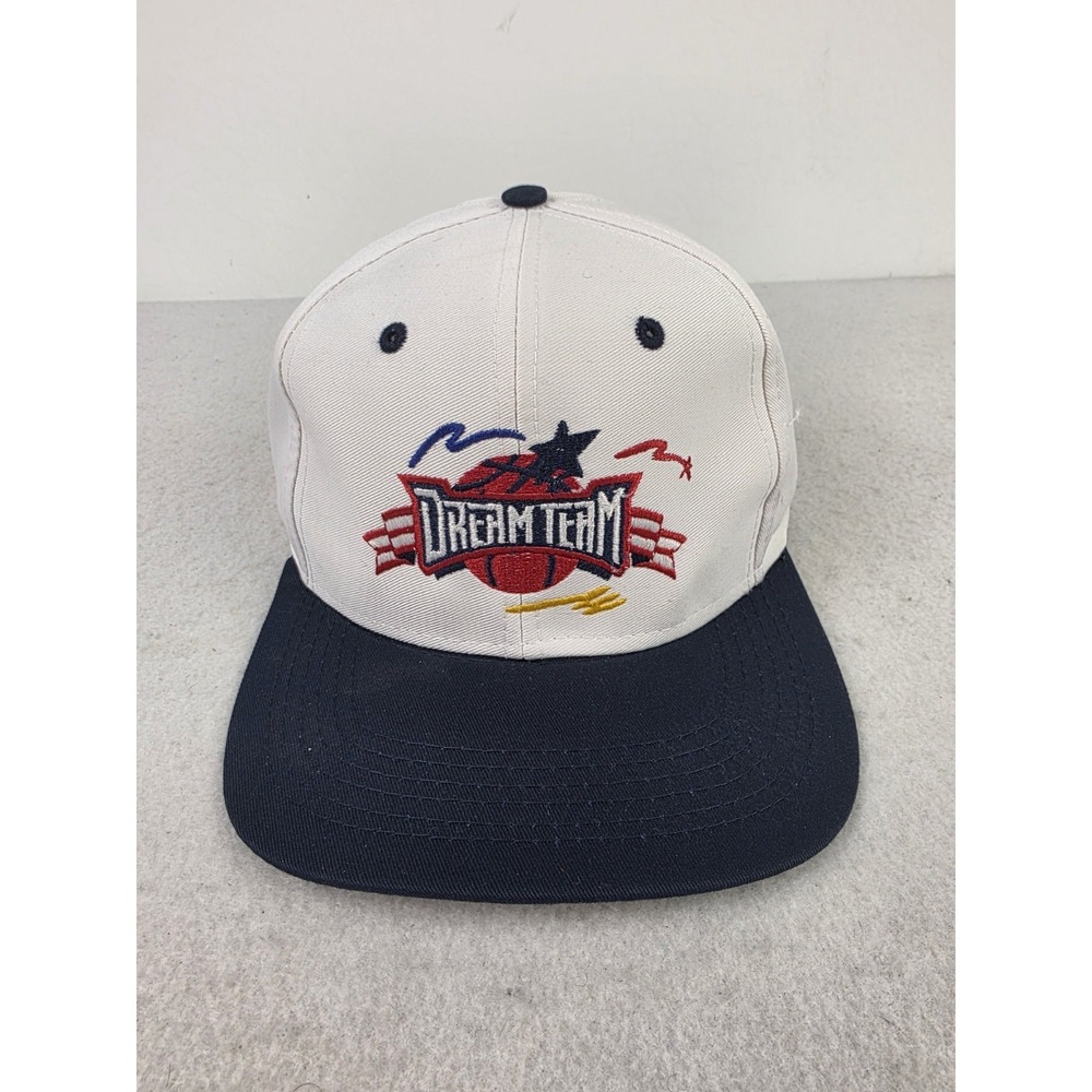 Vintage Logo 7 USA Basketball Dream Team SnapBack Hat Cap Post Cereal Promo